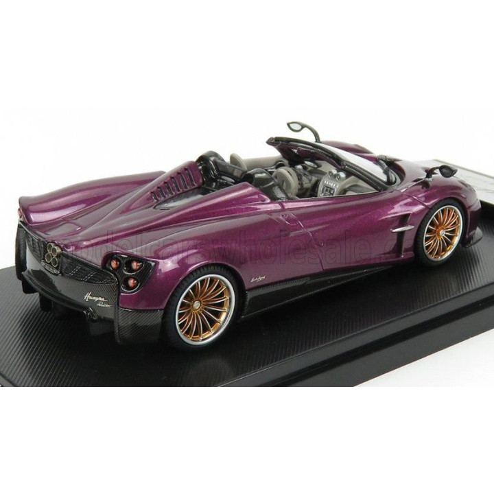 LCD MODEL PAGANI HUAYRA ROADSTER 2018 - PURPLE MET 1/43
