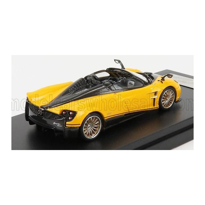 LCD MODEL PAGANI HUAYRA ROADSTER 2018 - YELLOW BLACK 1/64