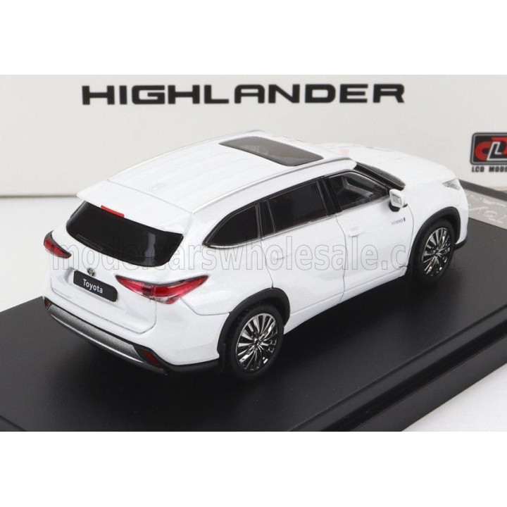 LCD MODEL TOYOTA HIGHLANDER 2022 - WHITE 1/64