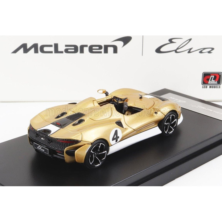 LCD MODEL McLAREN ELVA 2020 - CHAMPAGNE WHITE 1/64