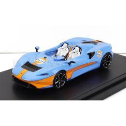 LCD MODEL McLAREN ELVA GULF LIVERY 2020 - LIGHT BLUE ORANGE 1/64