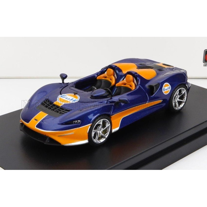 LCD MODEL McLAREN ELVA GULF LIVERY 2020 - BLUE ORANGE 1/64