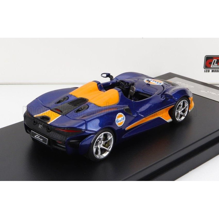 LCD MODEL McLAREN ELVA GULF LIVERY 2020 - BLUE ORANGE 1/64