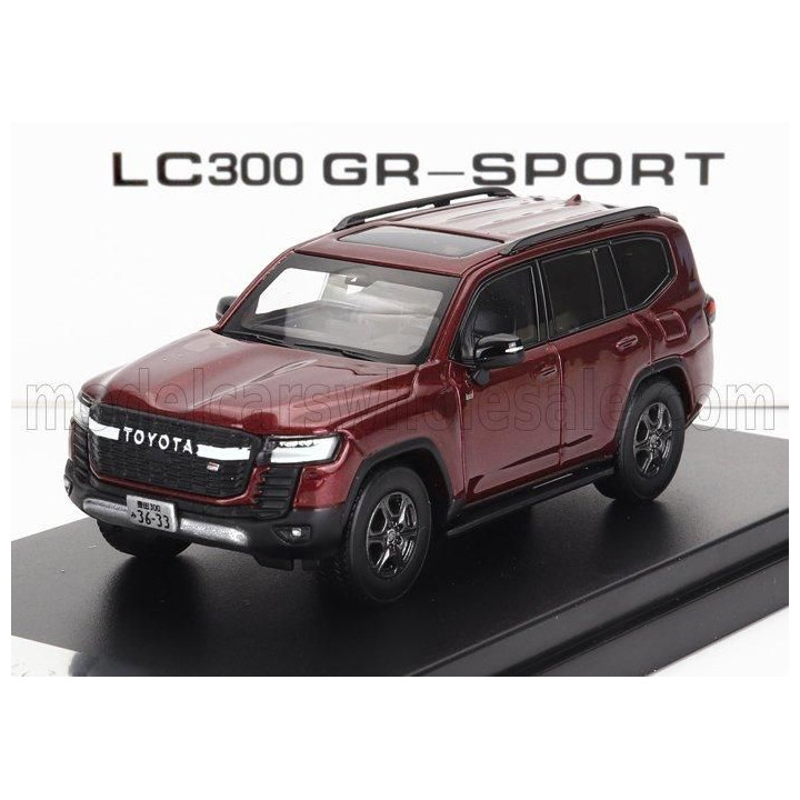 LCD MODEL TOYOTA LAND CRUISER LC300-GR SPORT 2022 - RED 1/64