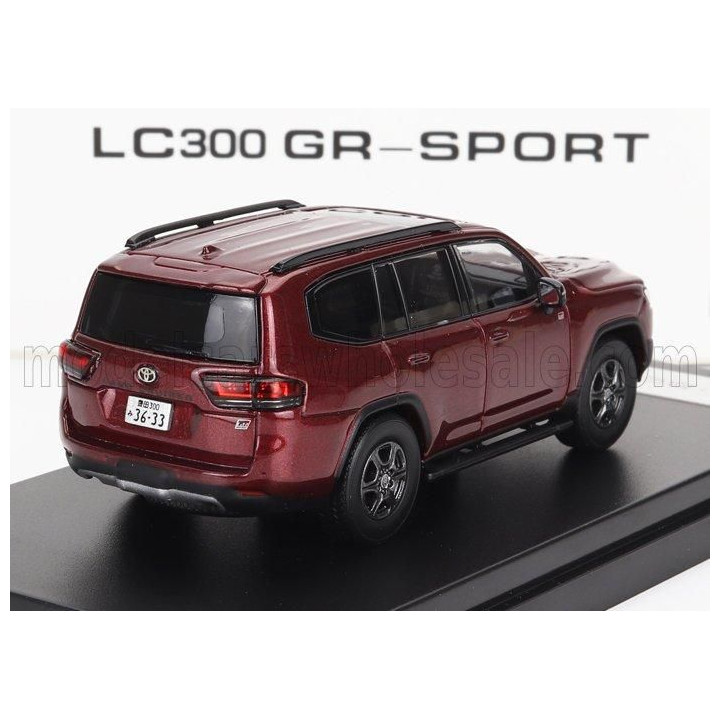 LCD MODEL TOYOTA LAND CRUISER LC300-GR SPORT 2022 - RED 1/64