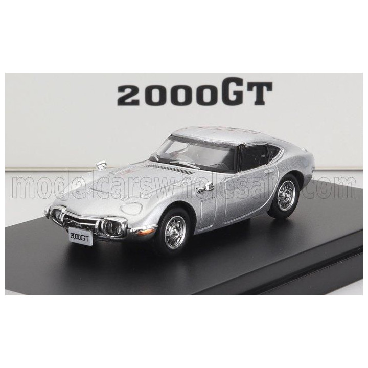 LCD MODEL TOYOTA 2000GT COUPE 1967 - SILVER 1/64