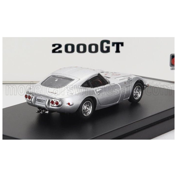LCD MODEL TOYOTA 2000GT COUPE 1967 - SILVER 1/64