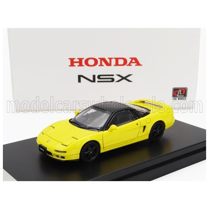 LCD MODEL HONDA NSX-NA1 1992 - YELLOW 1/64