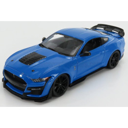MAISTO FORD USA MUSTANG SHELBY GT500 COUPE 2020 - LIGHT BLUE 1/18