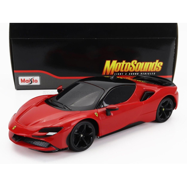 MAISTO FERRARI SF90 STRADALE HYBRID 1000hp 2019 - RED 1/24
