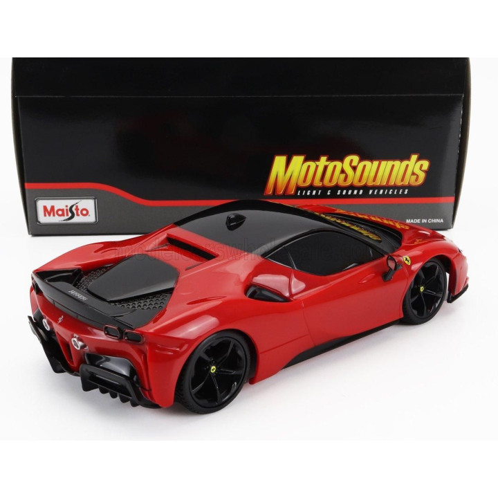 MAISTO FERRARI SF90 STRADALE HYBRID 1000hp 2019 - RED 1/24