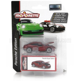 MAJORETTE PORSCHE TAYCAN TURBO S 2019 - RED 1/64