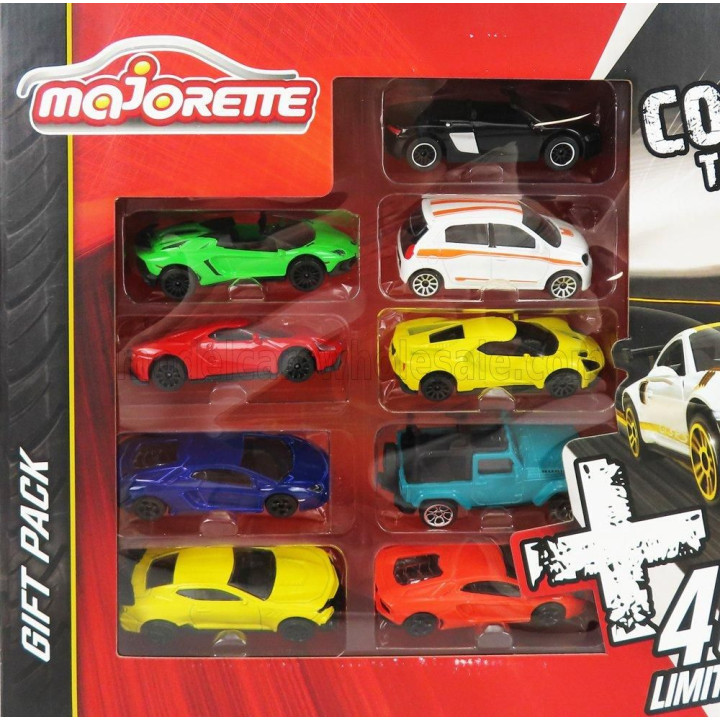 MAJORETTE PORSCHE SET ASSORTMENT 13 CARS PIECES - VARIOUS 1/64