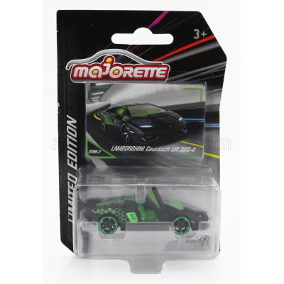 MAJORETTE LAMBORGHINI COUNTACH LPi 800-4 2021 - BLACK GREEN 1/64