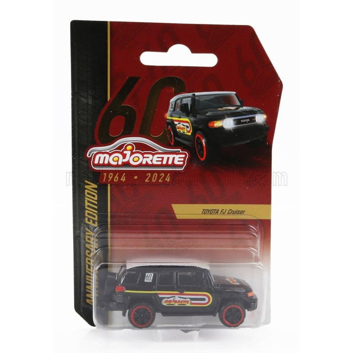 MAJORETTE TOYOTA FJ CRUISER 2007 - BLACK WHITE 1/64