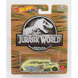 MATTEL HOT WHEELS DODGE AIFLOW - JURASSIC WORLD - CREAM GREY 1/64