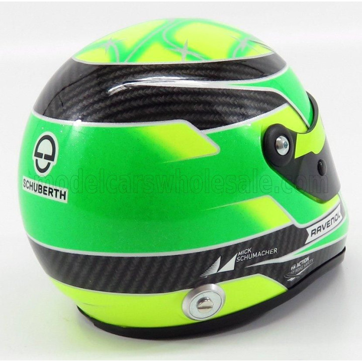 MINI HELMET SCHUBERTH HELMET F3  CASCO HELMET DALLARA TEAM THEODORE RACING - PREMA POWERTEAM N 4 EUROPEAN CHAMPION 2018 MICK SCH