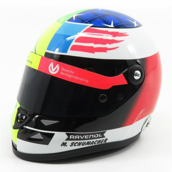 MINI HELMET SCHUBERTH HELMET F1  CASCO HELMET MILD SEVEN BENETTON B194 FORD N 5 DEMONSTRATION RUN BELGIUM SPA GP 2017 MICK SCHUM