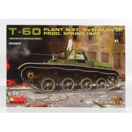 MINIART KRUPP T-60 TANK SVERDLOVSK SPRING 1942 1/35