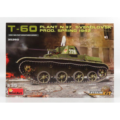 MINIART KRUPP T-60 TANK SVERDLOVSK SPRING 1942 1/35