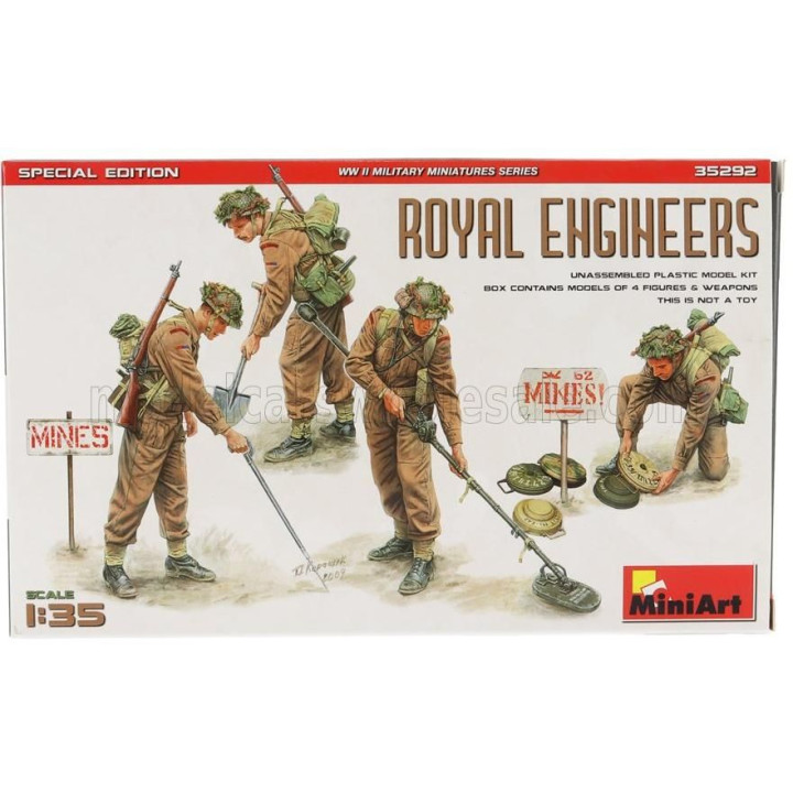 MINIART FIGURES ROYAL ENGINEERS MILITARY 1/35