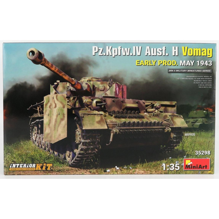 MINIART KRUPP H VOMAG MILITARY TANK MAY 1943 1/35