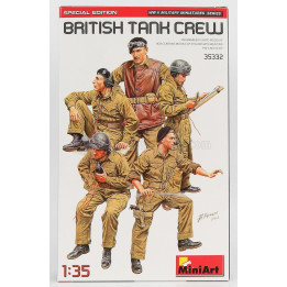 MINIART FIGURES SOLDATI - BRITISH SOLDIERS MILITARY TANK CREW 1/35