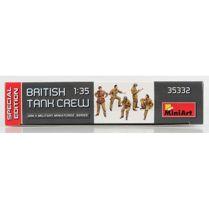 MINIART FIGURES SOLDATI - BRITISH SOLDIERS MILITARY TANK CREW 1/35