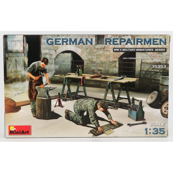 MINIART FIGURES SOLDATI - SOLDIERS MILITARY GERMAN REPAIRMAN 1944 1/35