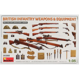 MINIART ACCESSORIES BRITISH INFANTRY MILITARY WEAPONS & EQUIPMENT 1/35