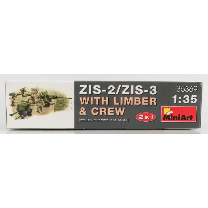 MINIART ZIS 2/ZIS-3 WITH LIMBER & CREW 1/35