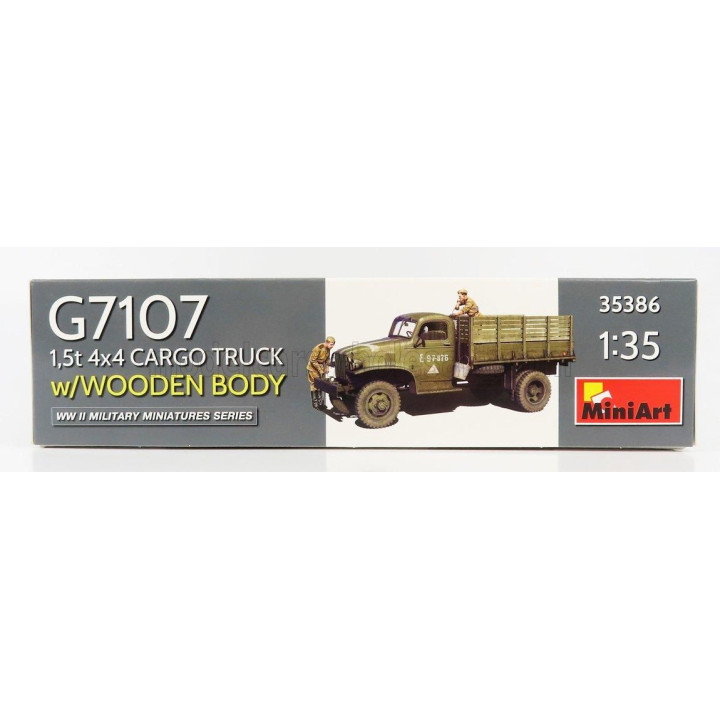 MINIART CHEVROLET G7107 1.5t 4x4 CARGO TRUCK WOODEN BODY MILITARY 1945 1/35