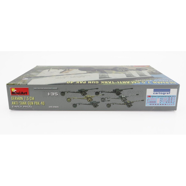 MINIART ACCESSORIES MILITARY GERMAN 7.5 ANTI-TANK GUN PAK 40 1945 1/35