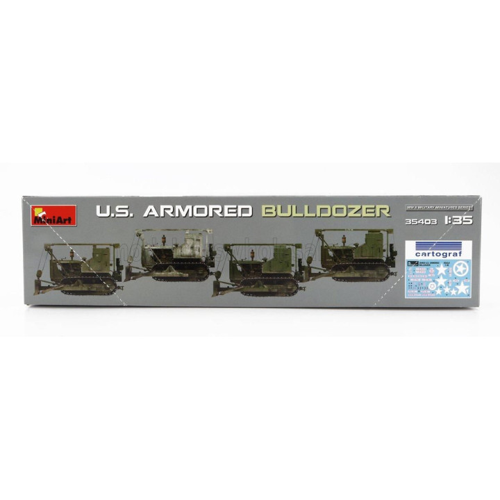 MINIART TANK BULLDOZER U.S. ARMORED MILITARY CINGOLATO 1945 1/35