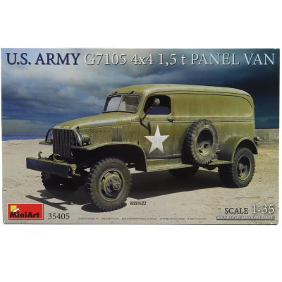 MINIART CHEVROLET G7105 4x4 TRUCK PANEL VAN MILITARY 1955 1/35