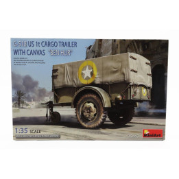 MINIART TRAILER RIMORCHIO - G-518 US CARGO TRAILER BEN HUR MILITARY 1/35