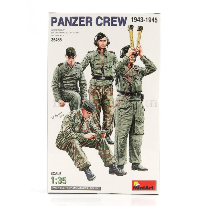 MINIART FIGURES PANZER CREW MILITARY 1/35