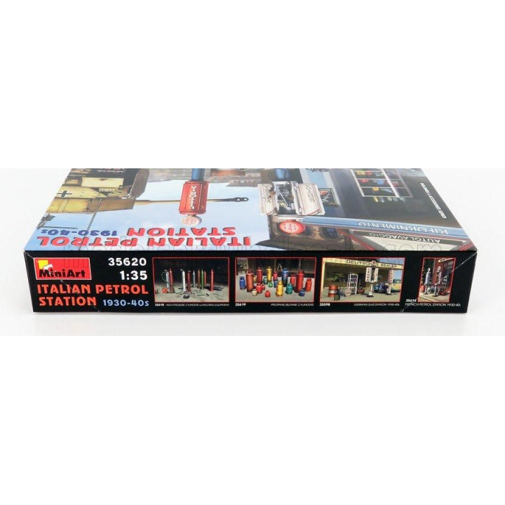 MINIART DIORAMA GARAGE STAZIONE DI SERVIZIO - ITALIAN PETROL STATION 1930-40s 1/35