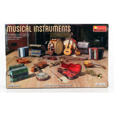 MINIART ACCESSORIES STRUMENTI MUSICALI - MUSICAL INSTRUMENTS 1/35