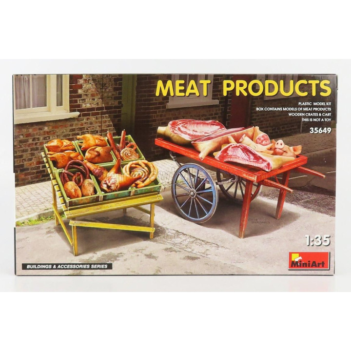 MINIART ACCESSORIES MEAT PRODUCTS TRAILER 1/35