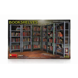 MINIART ACCESSORIES SCAFFALATURA LIBRERIA - BOOKSHELVES 1/35