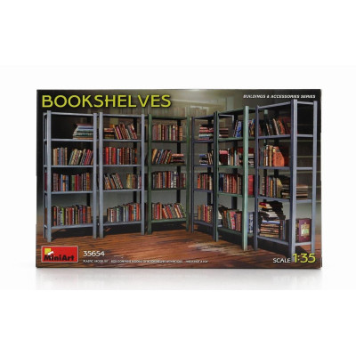 MINIART ACCESSORIES SCAFFALATURA LIBRERIA - BOOKSHELVES 1/35