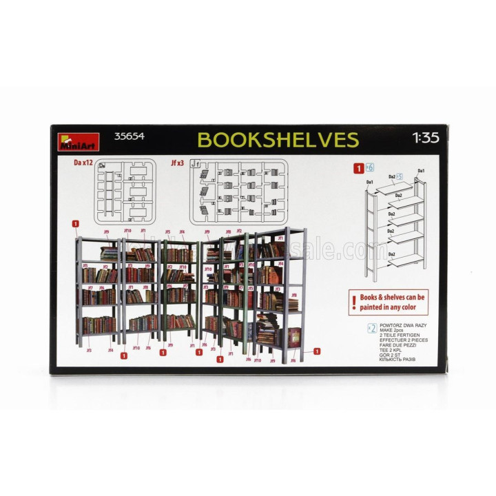 MINIART ACCESSORIES SCAFFALATURA LIBRERIA - BOOKSHELVES 1/35