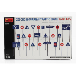 MINIART ACCESSORIES SEGNALI STRADALI - CZECHOSLOVAKIAN TRAFFIC SIGNS 1930-1940 1/35
