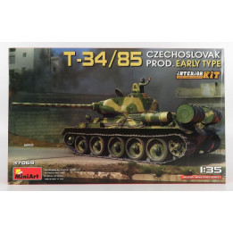 MINIART KAMPFPANZER T-34/85 TANK MILITARY CZECHOSLOVAK 1944 1/35