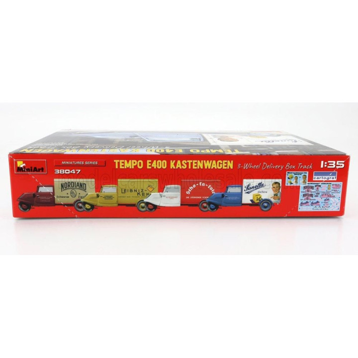 MINIART TEMPO E400 VAN KASTENWAGEN 3-WHEELS 1962 1/35