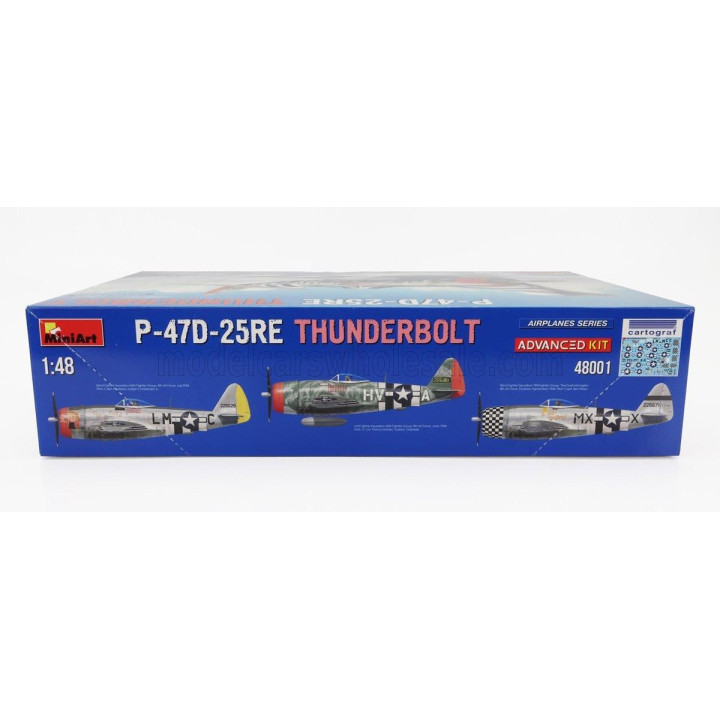 MINIART DRAGON WINGS P-47D-30 THUNDERBOLT AIRPLANE MILITARY 1942 1/48