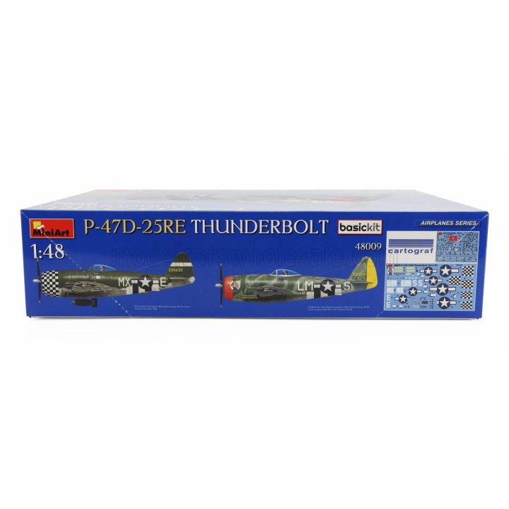 MINIART REPUBLIC AVIATION P-47D 25RE MILITARY AIRPLANE 1942 1/48