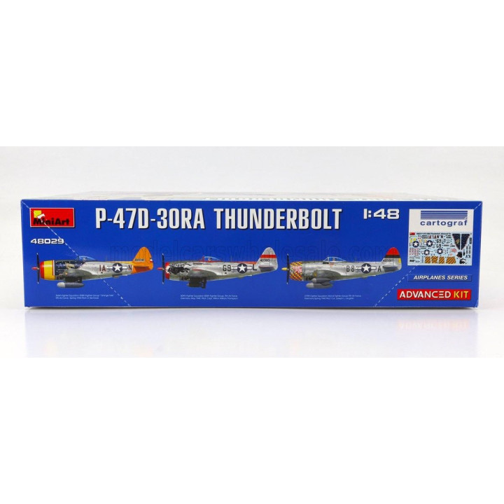 MINIART DRAGON WINGS P-47D-30RA THUNDERBOLT AIRPLANE MILITARY 1942 1/48