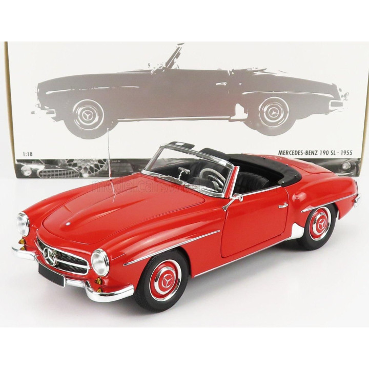 MINICHAMPS MERCEDES BENZ SL-CLASS 190SL (W121) SPIDER 1955 - RED 1/18